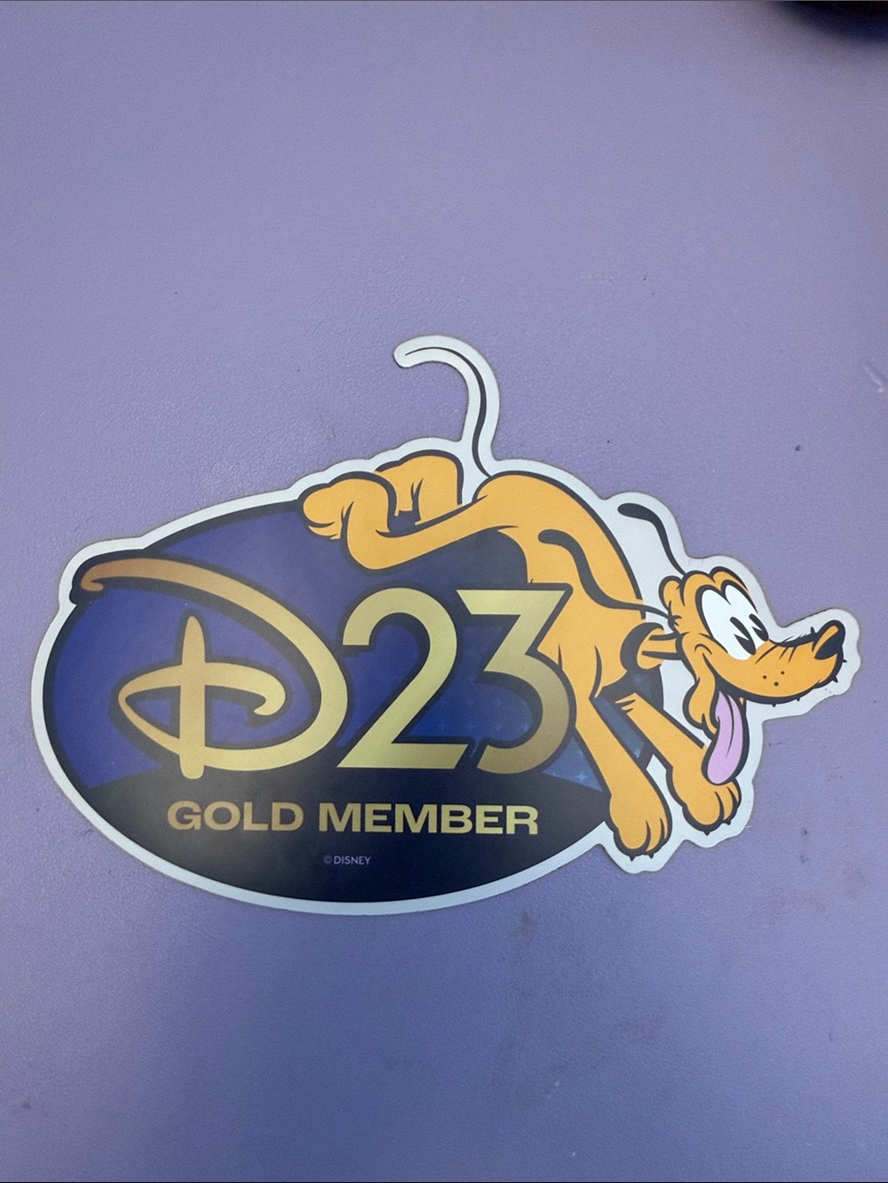 Disney D23 Gold Member Pluto Magnet